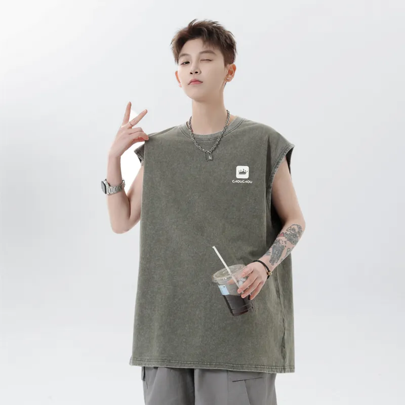 CHOUCHOUS Tank Tops Unisex-13