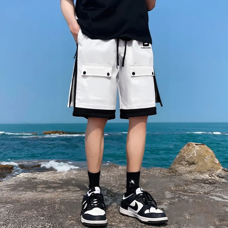 CHOUCHOUS Cargo Shorts Unisex-15