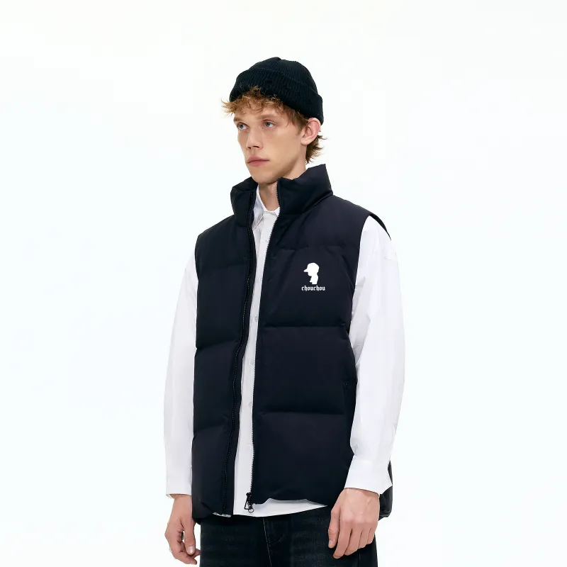 CHOUCHOUS Vests Unisex Black-2