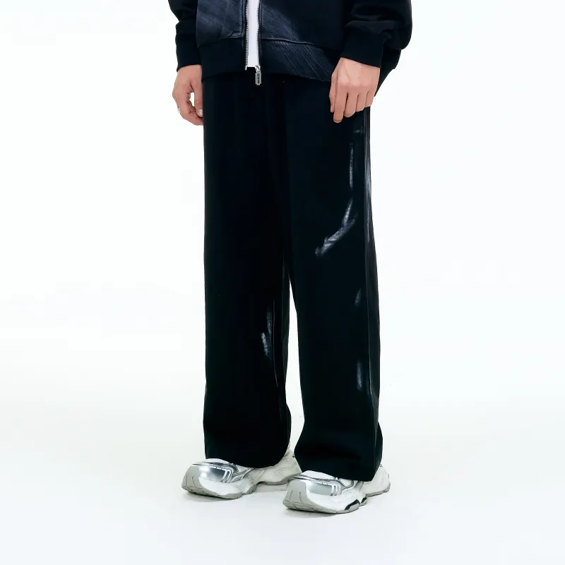 CHOUCHOUS Casual Pants Unisex Black-3