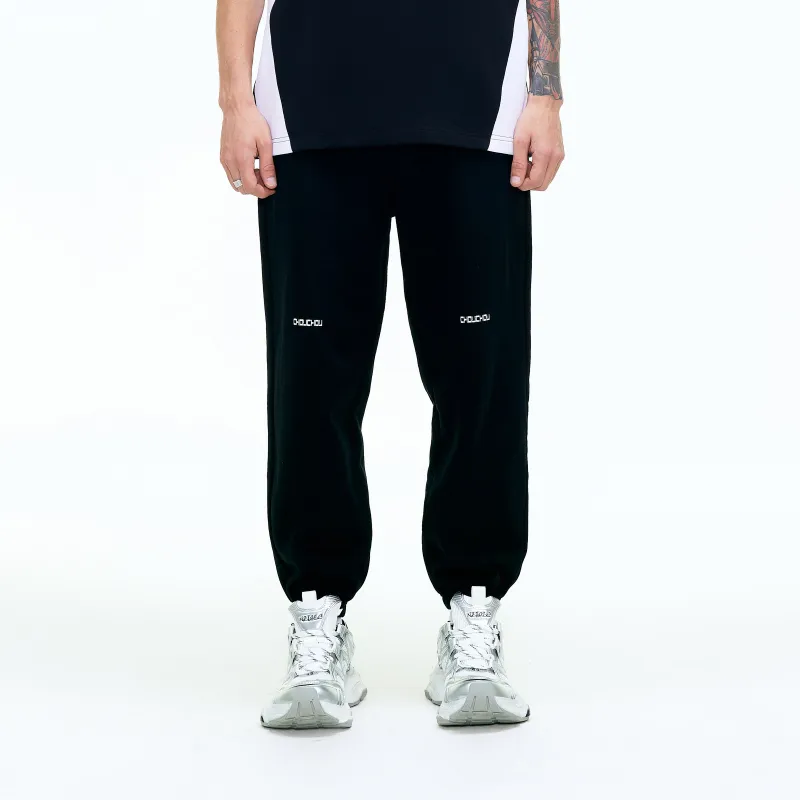 CHOUCHOUS Casual Pants Unisex Black-2