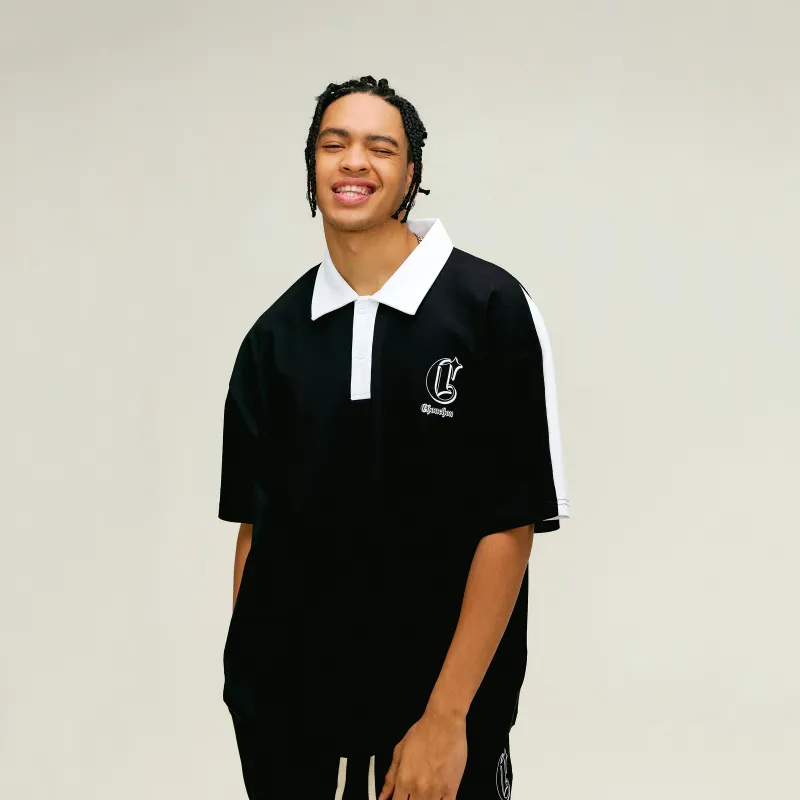 CHOUCHOUS T Shirt, Knitted Fabric Polo Shirt Unisex-2