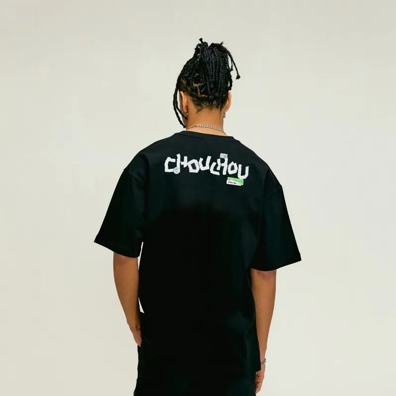 CHOUCHOUS T Shirts Unisex Black-2