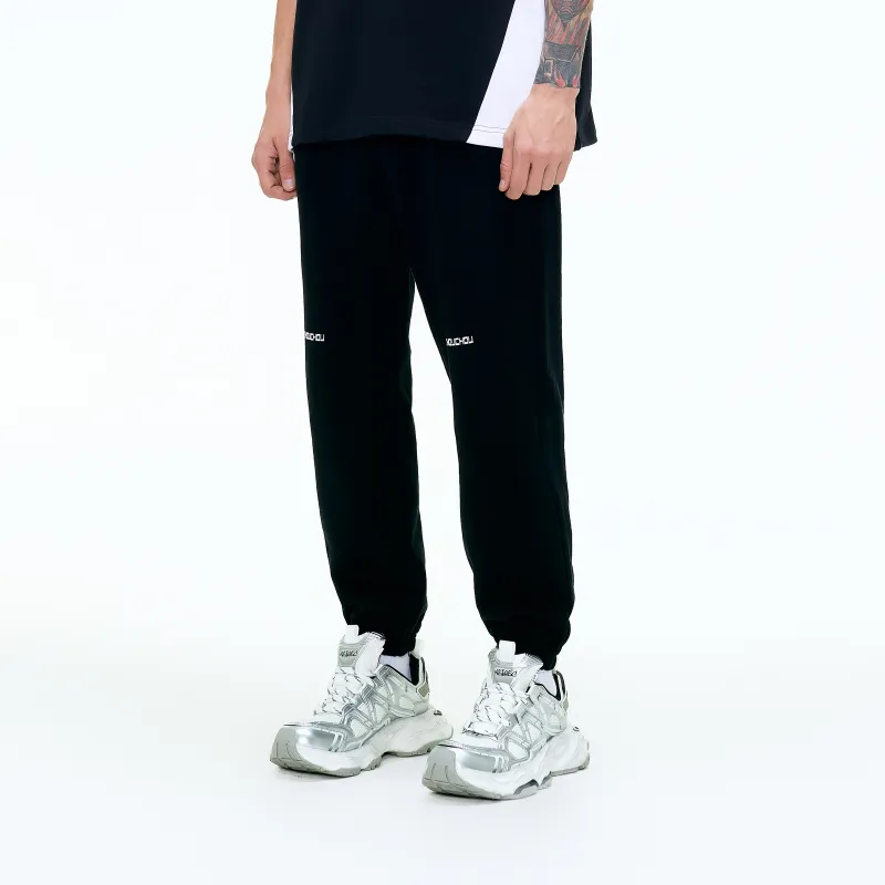 CHOUCHOUS Casual Pants Unisex Black-5