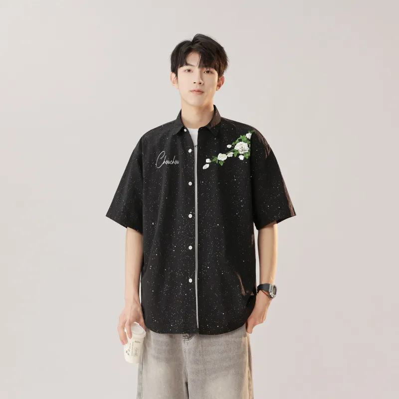 CHOUCHOUS Shirts Unisex Black-3