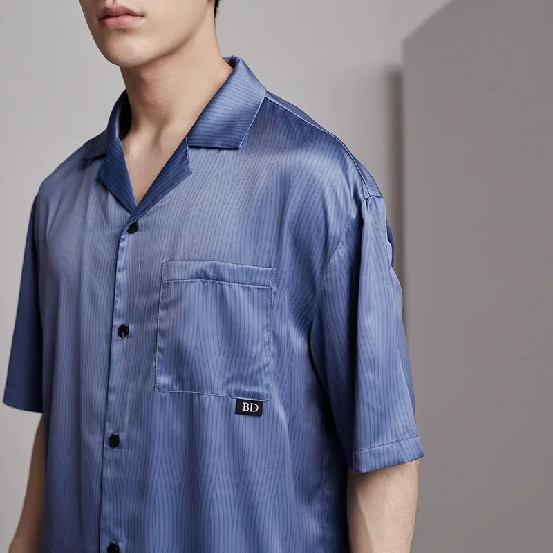 Peninsula City Pajama Set Men's Blue Twilight-1