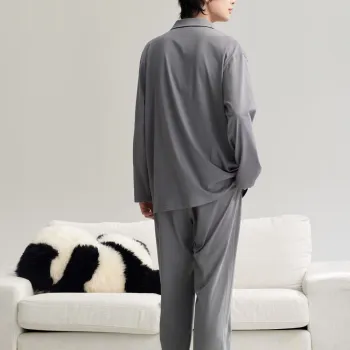 Peninsula City SS24 Pajama Set Men's Gift Box Set Light Gray