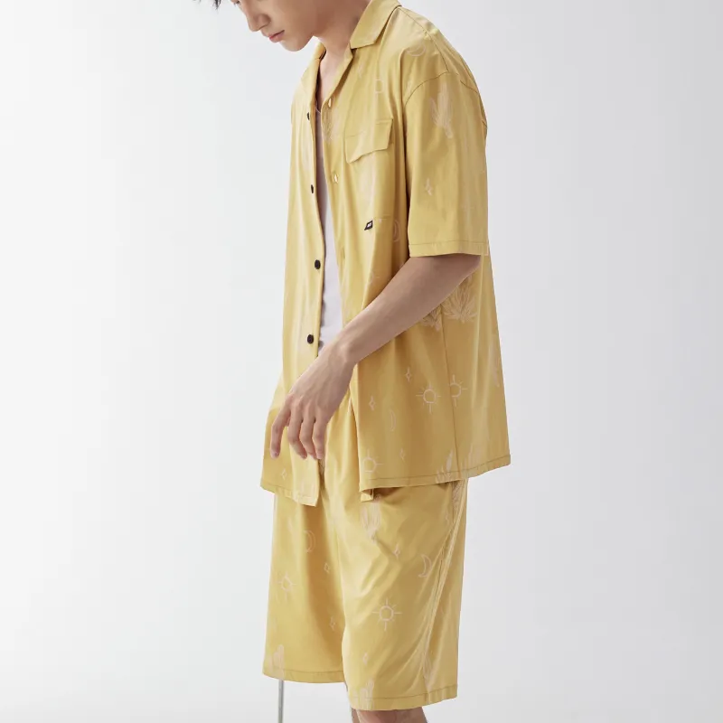 Peninsula City Pajama Set Men's Clear Yellow-1