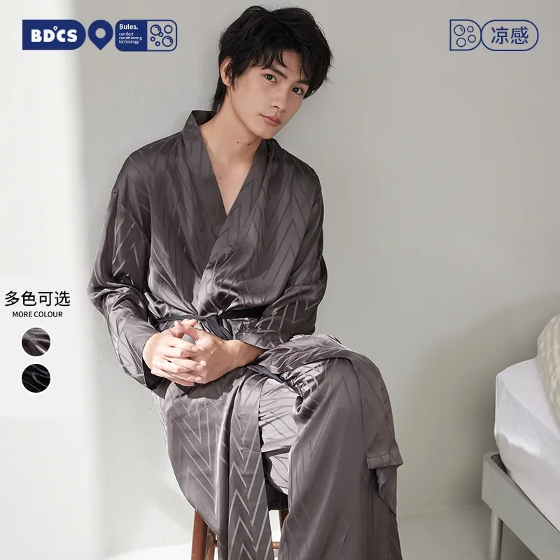 Peninsula City Pajama Set Men's Box Dark Gray-1