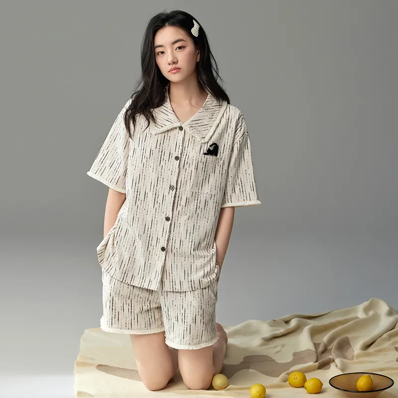 Peninsula City Pajama Set Women's Apricot Gift Box Set-2