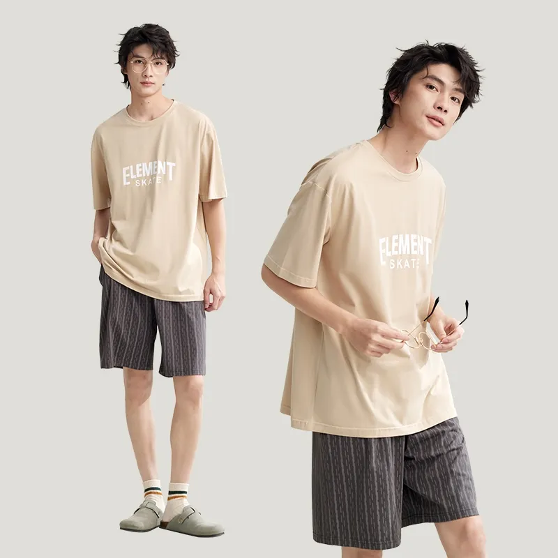 Peninsula City Pajama Set Men's Box Khaki-2
