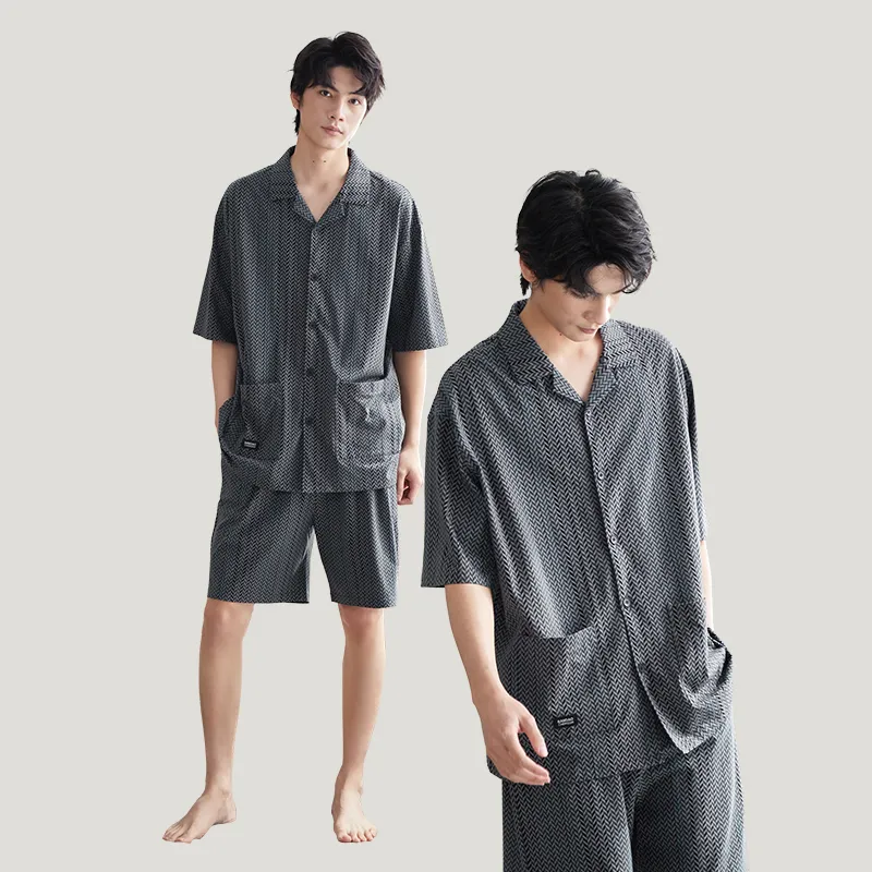 Peninsula City Pajama Set Men's Gift Box Set-1
