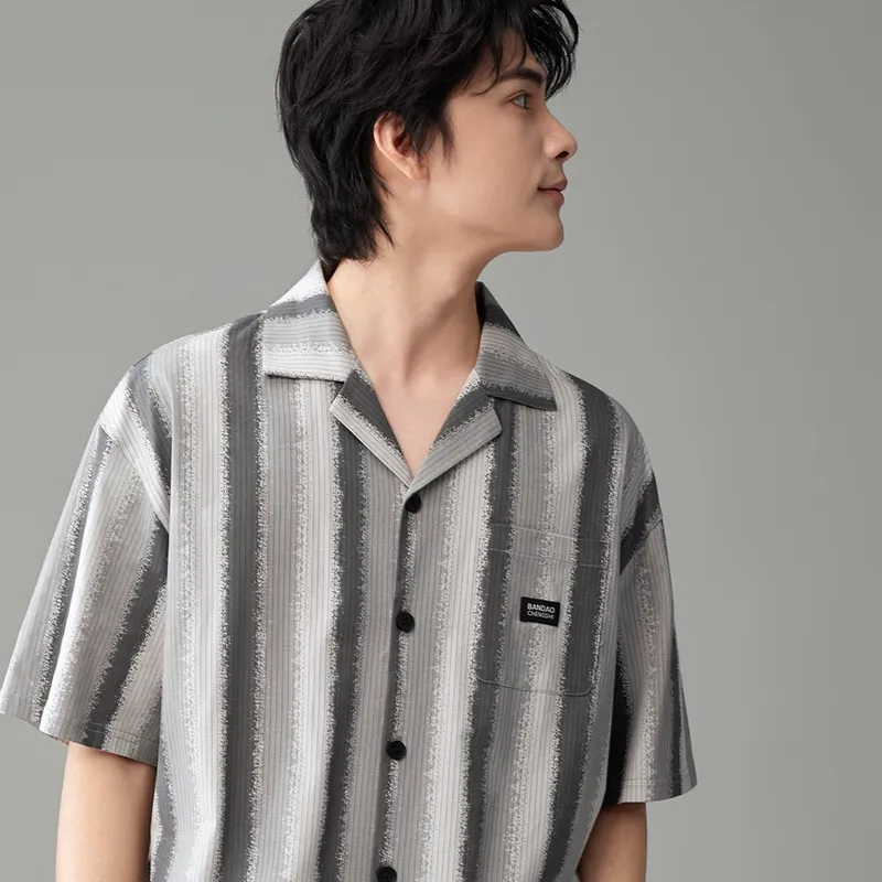 Peninsula City Pajama Set Men's Gift Box Set Gray-2