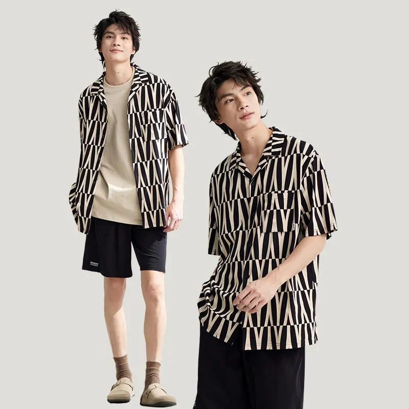 Peninsula City Pajama Set Men's Black-3