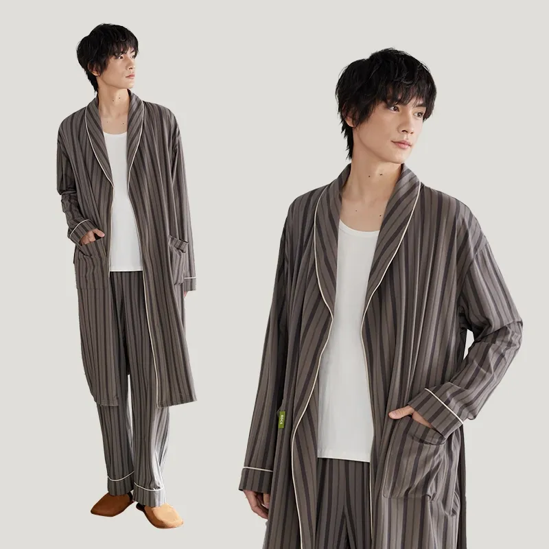 Peninsula City Pajama Set Men's Dark Gray-3