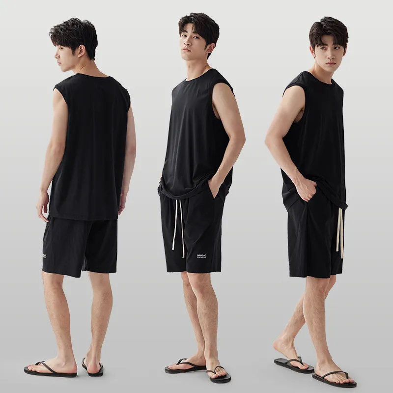 Peninsula City Pajama Set Men's Gift Box Set-3