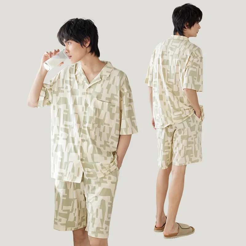 Peninsula City Pajama Set Men's Gift Box Set-2