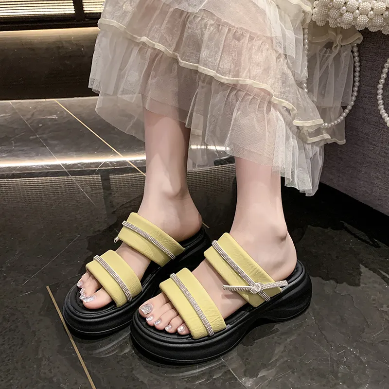Betu Rubber Sole Slide Slippers Women's-2