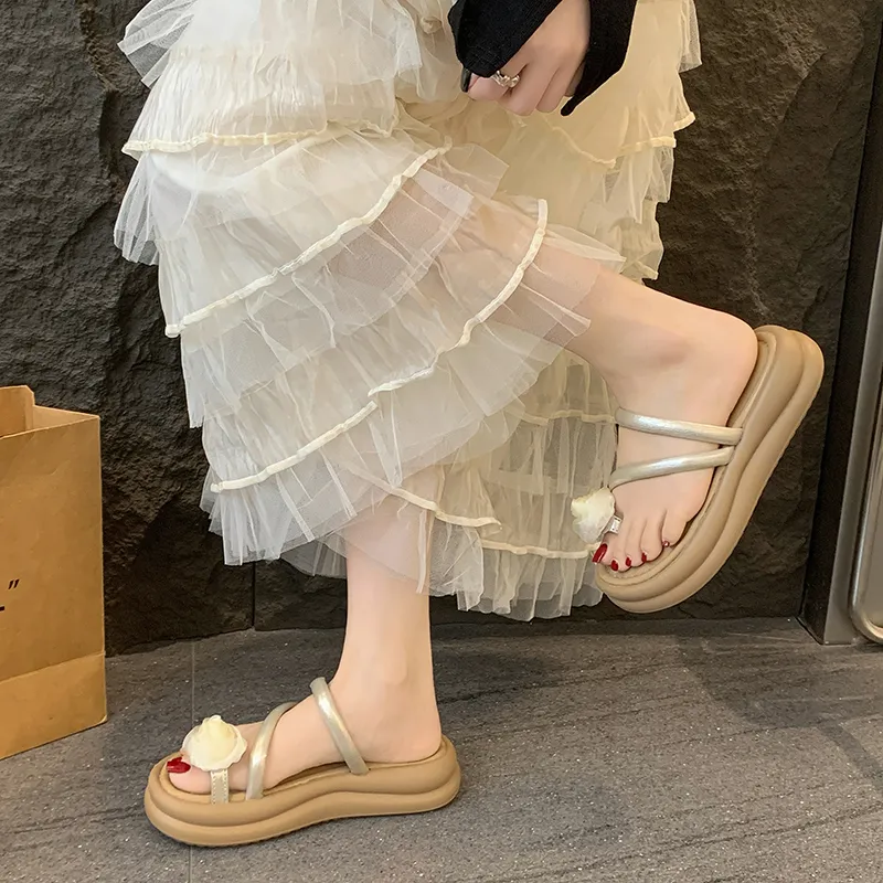 Betu Rubber Sole Slide Slippers Women's-13