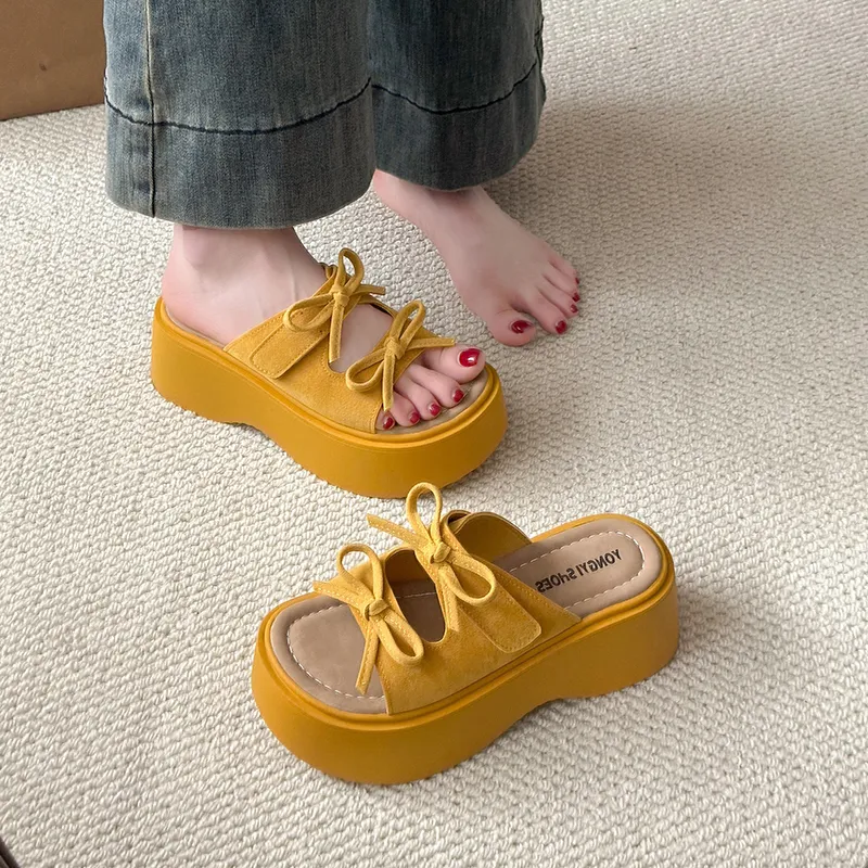 Betu Rubber Sole Slide Slippers Women's-4