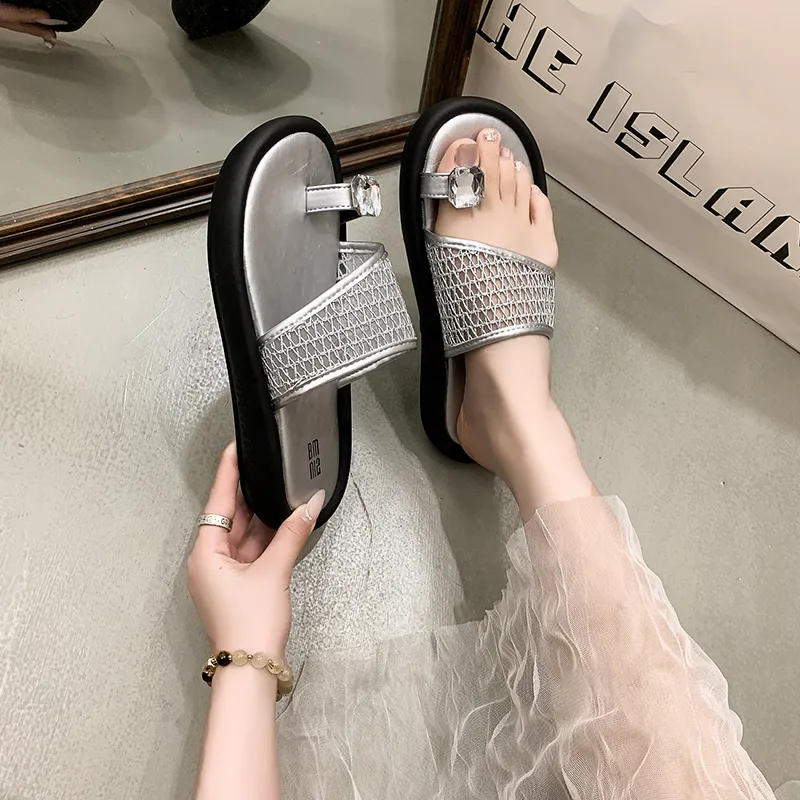 Betu Rubber Sole Slide Slippers Women's-4