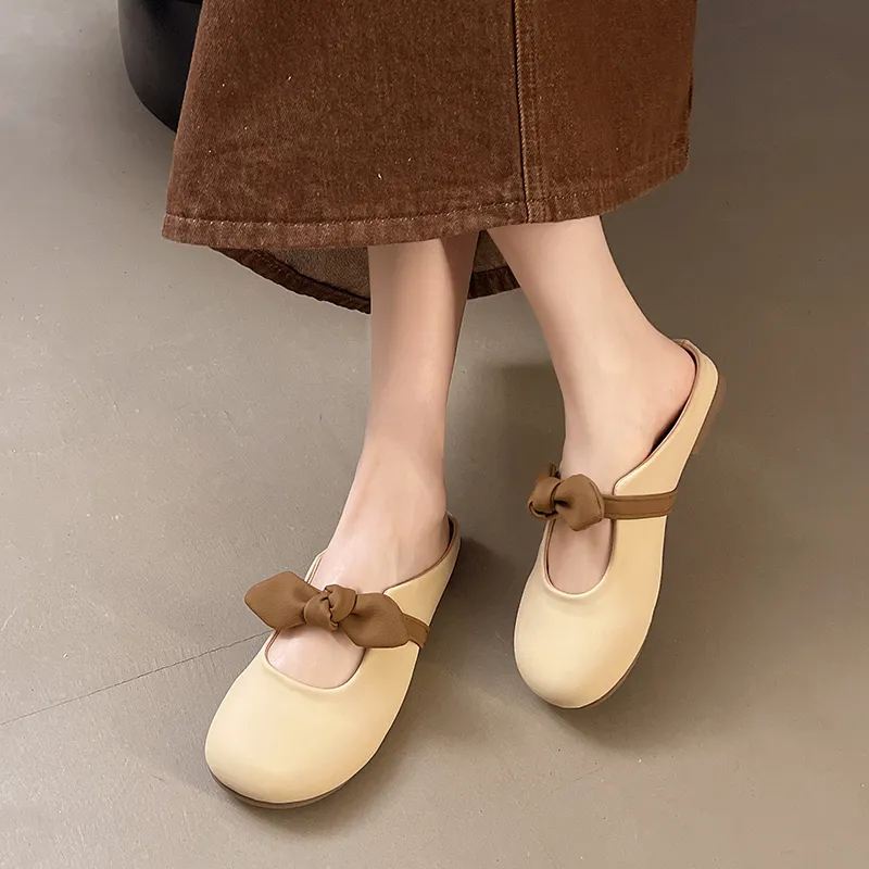 Betu Rubber Sole Quiet Closed Toe Slippers Women's-8
