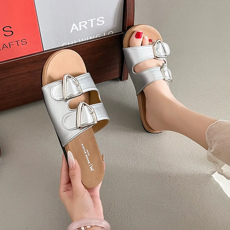 Betu Rubber Sole Slide Slippers Women's-1