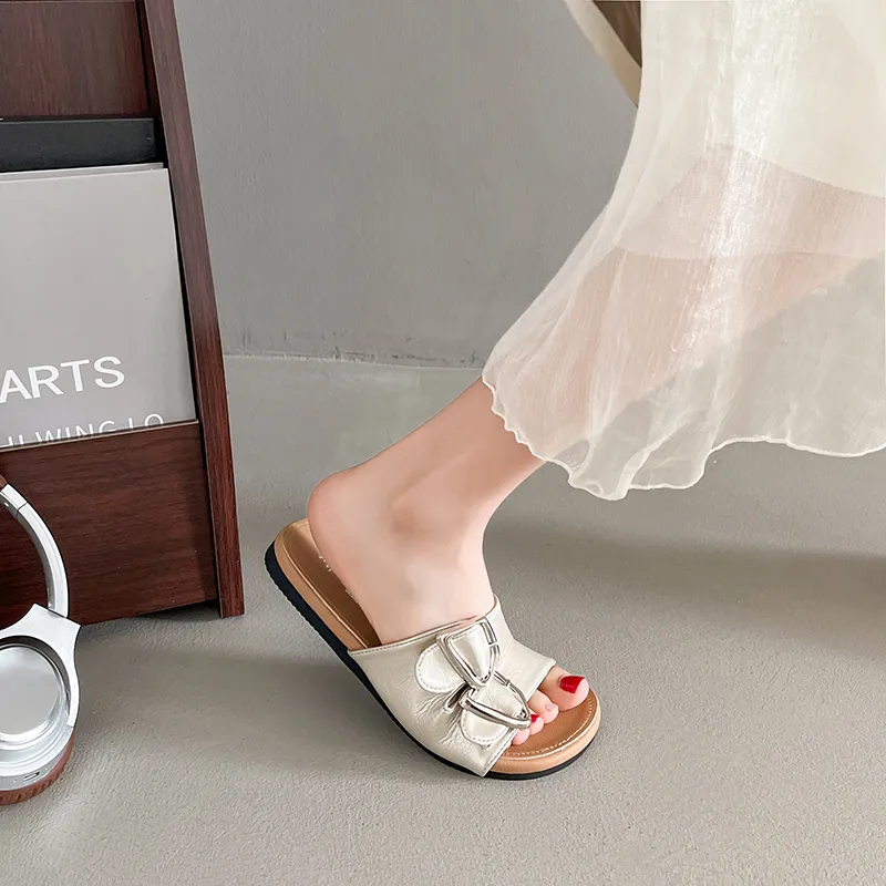 Betu Rubber Sole Slide Slippers Women's-9