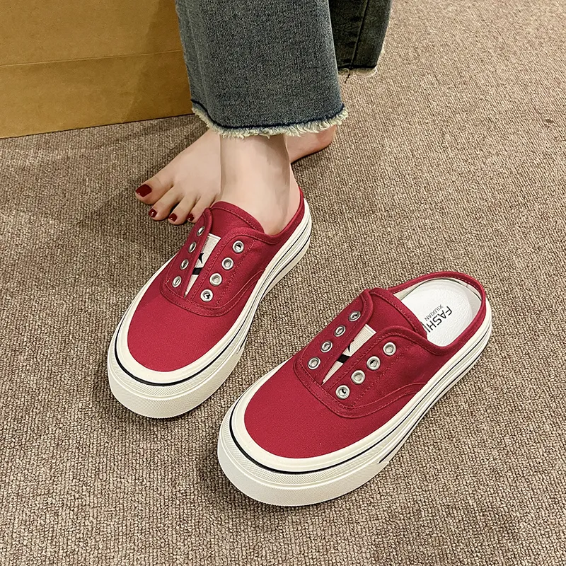 Betu Rubber Sole Closed Toe Slippers Women's-20