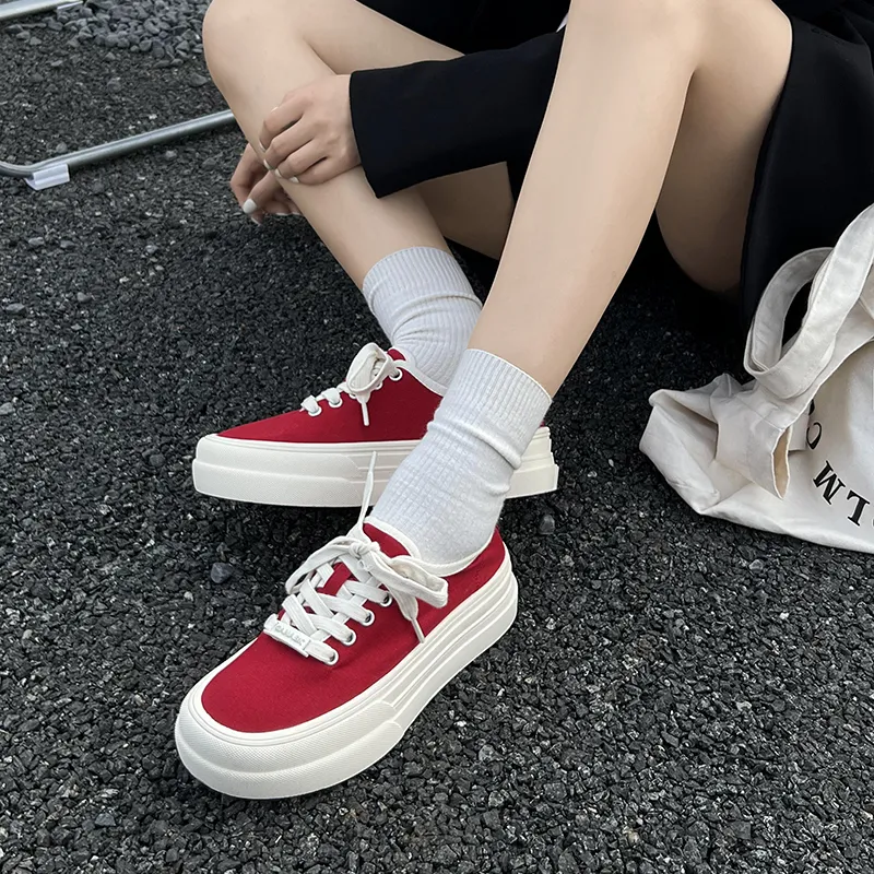 Betu Abrasion Resistant Low Top Canvas Shoes Women's-6