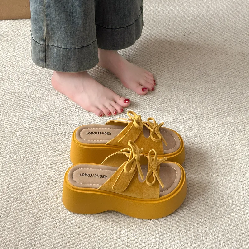 Betu Rubber Sole Slide Slippers Women's-5