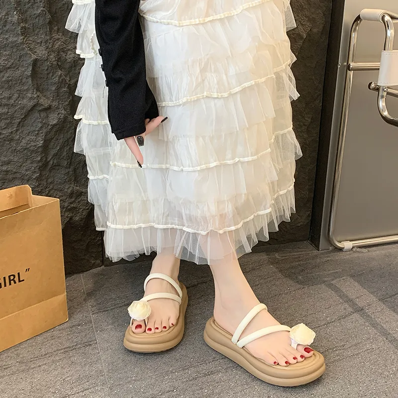 Betu Rubber Sole Slide Slippers Women's-3