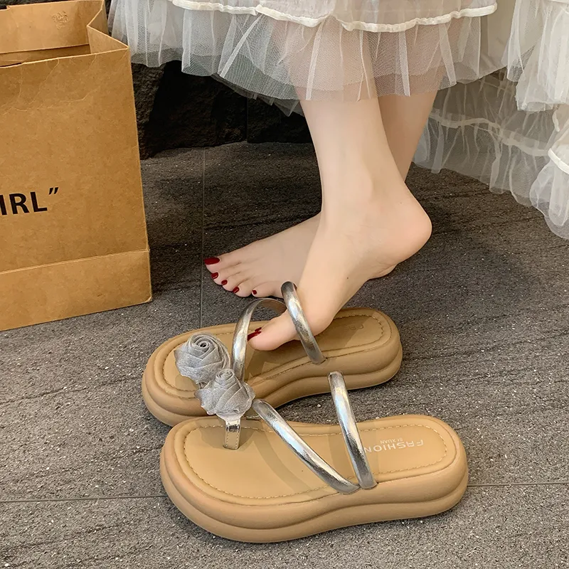 Betu Rubber Sole Slide Slippers Women's-6