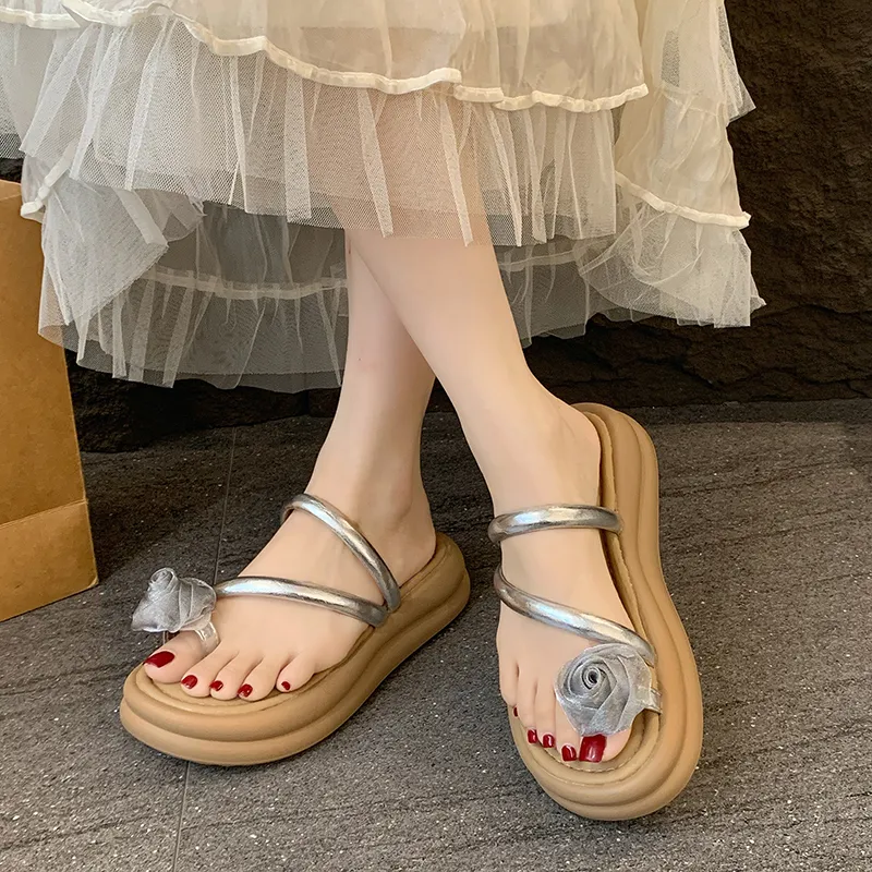 Betu Rubber Sole Slide Slippers Women's-8