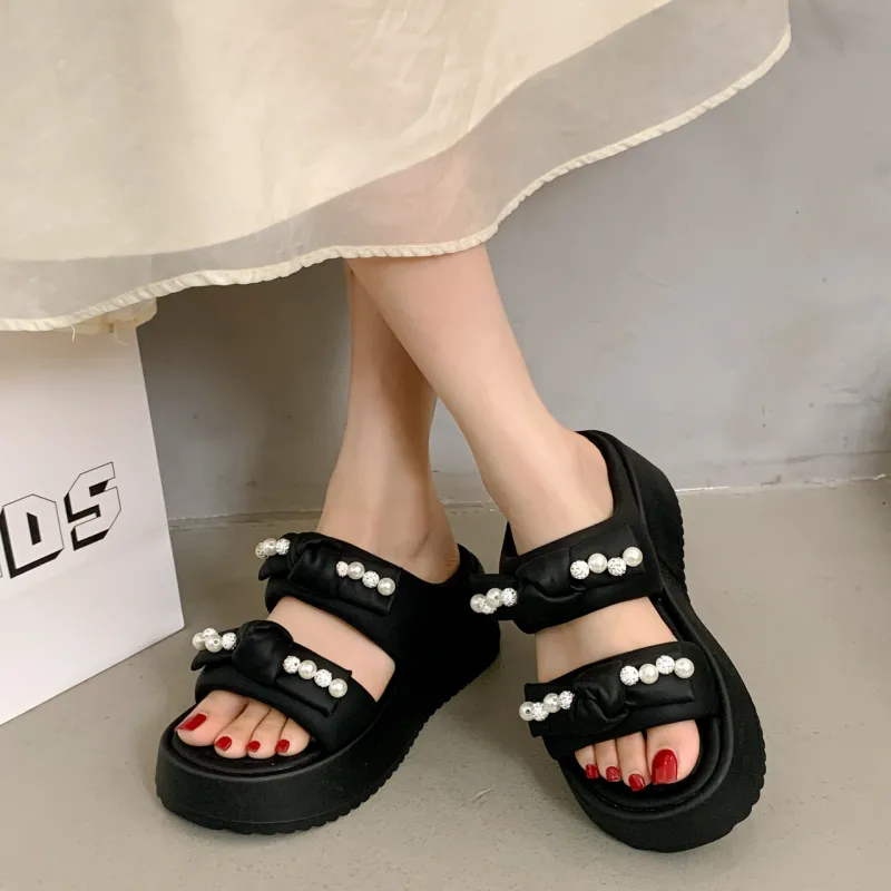 Betu Rubber Sole Slip Resistant Abrasion Resistant Slide Slippers Women's-7