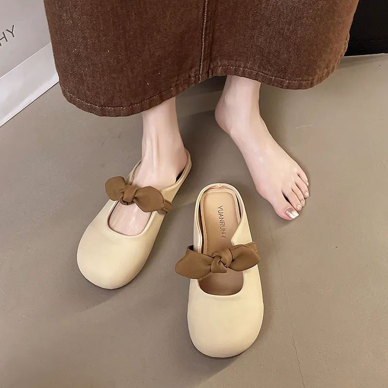Betu Rubber Sole Quiet Closed Toe Slippers Women's-9