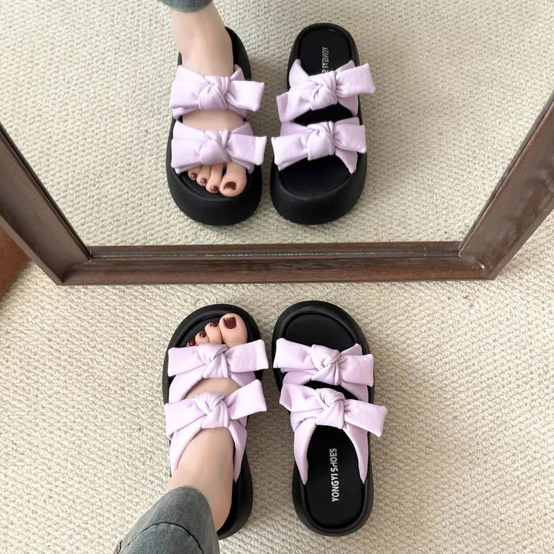 Betu Rubber Sole Slide Slippers Women's-10