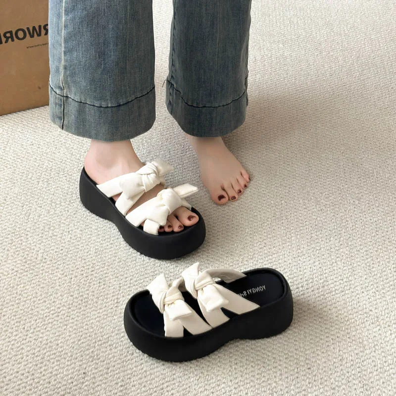 Betu Rubber Sole Slide Slippers Women's-3