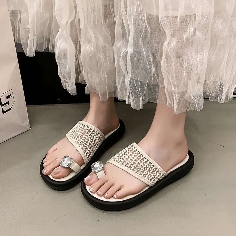 Betu Rubber Sole Slide Slippers Women's-14
