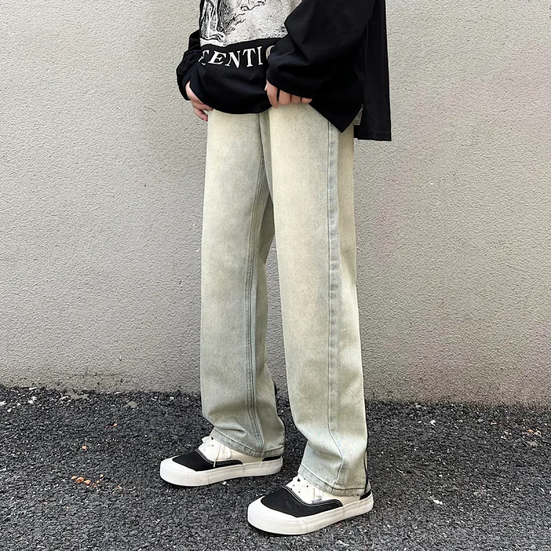 FAVEPOP Jeans Unisex Yellow Mud-3