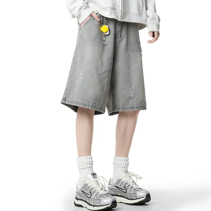 FAVEPOP Denim Shorts Unisex-16