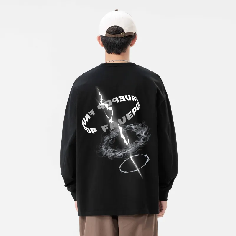 FAVEPOP Long Sleeved T Shirt Unisex-2