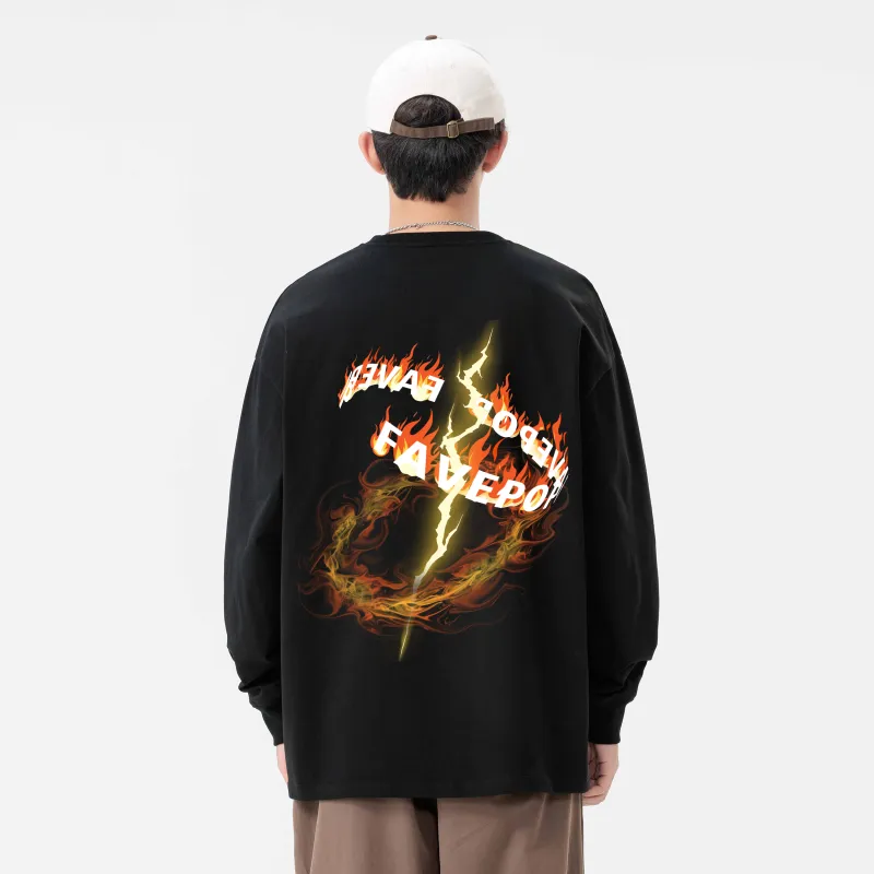 FAVEPOP Long Sleeved T Shirt Unisex-2