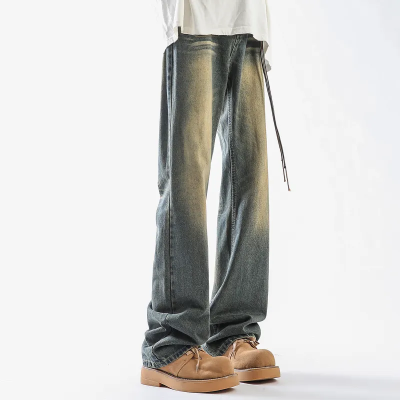 FAVEPOP Jeans Unisex Vintage Blue-4