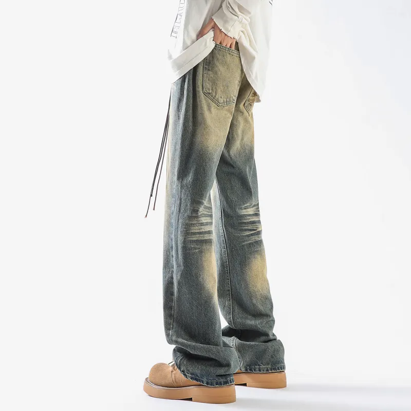 FAVEPOP Jeans Unisex Vintage Blue-5