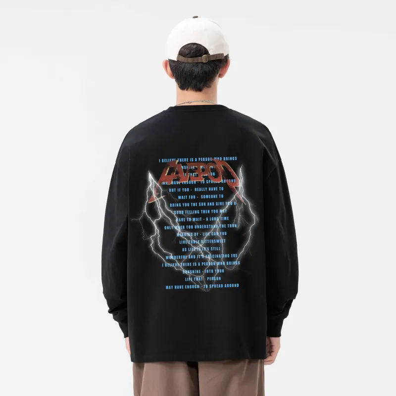 FAVEPOP Long Sleeved T Shirt Unisex-2