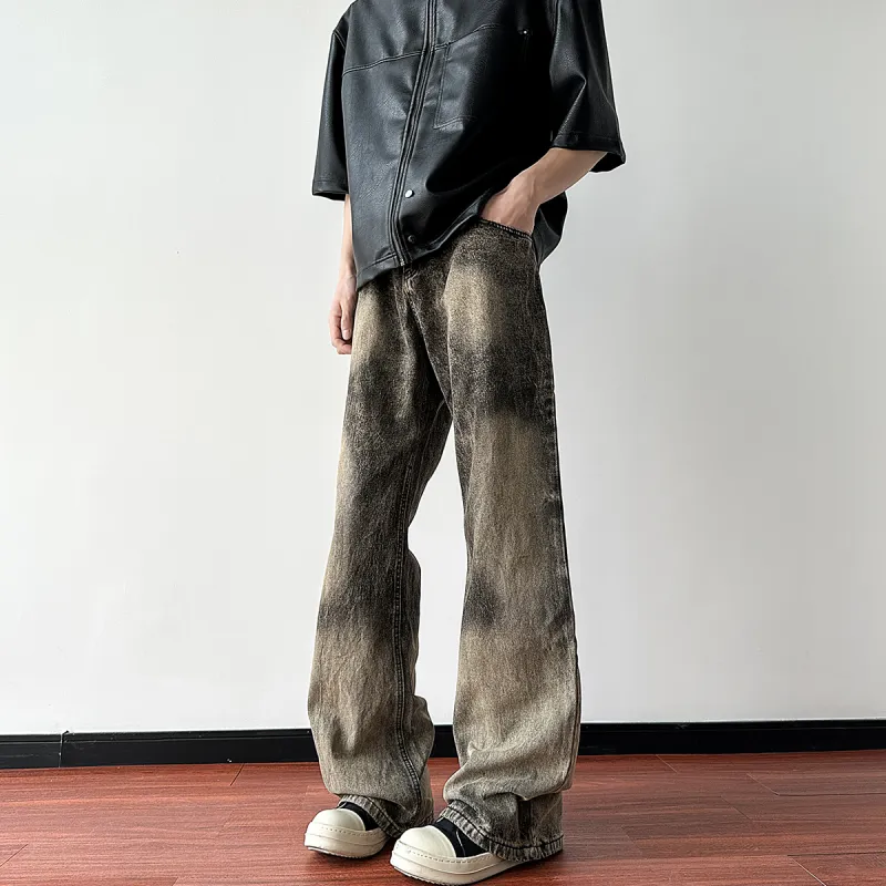 FAVEPOP Jeans Unisex Yellow Mud-2