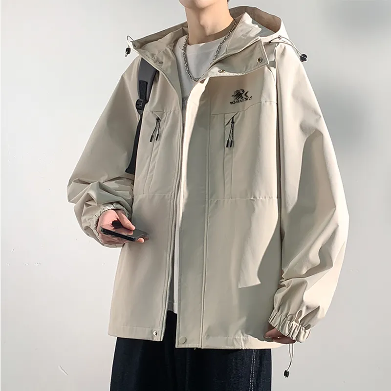 RED DRAGONFLY Windproof And Waterproof Windbreaker Jacket Unisex-5