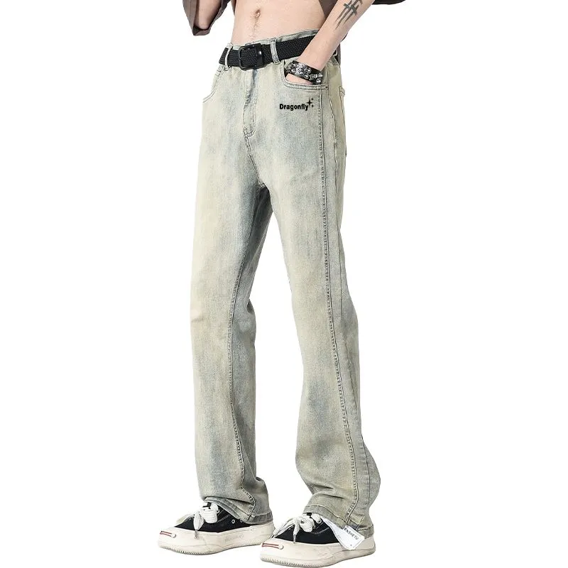 RED DRAGONFLY Jeans Unisex Washed Yellow Mud-4