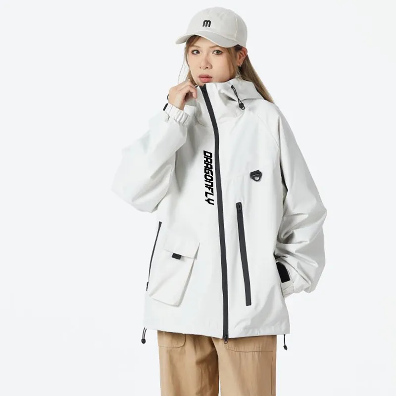 RED DRAGONFLY Waterproof And Windproof Windbreaker Jacket Unisex-8